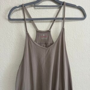 Free Movement Hot Shot Onsie Jumpsuit Romper Brown Women's Size S Drop Crotch